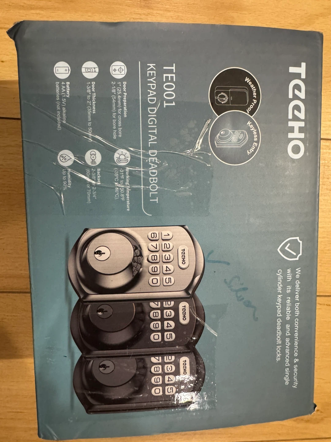 New Techo Keypad Digital Deadbolt - photo 5