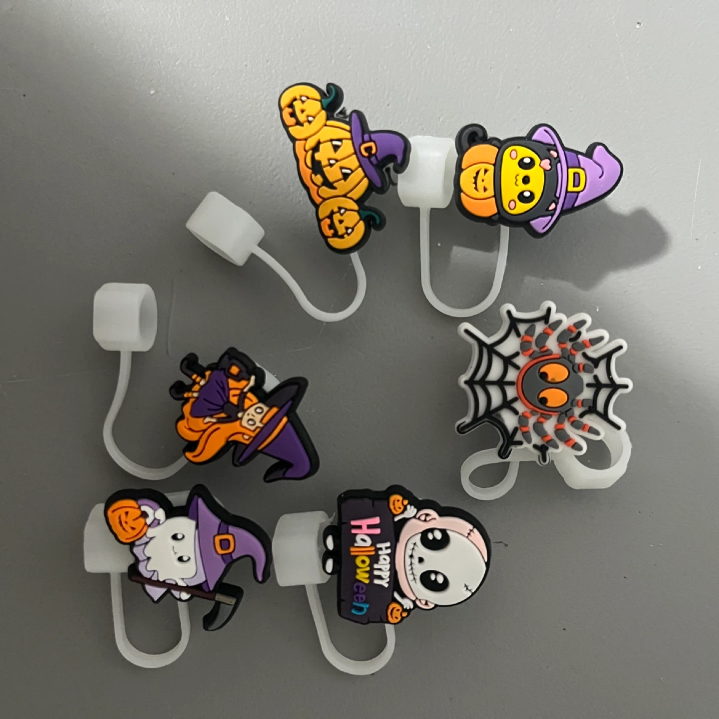 New Halloween Straw Toppers - 6 pcs - photo 2