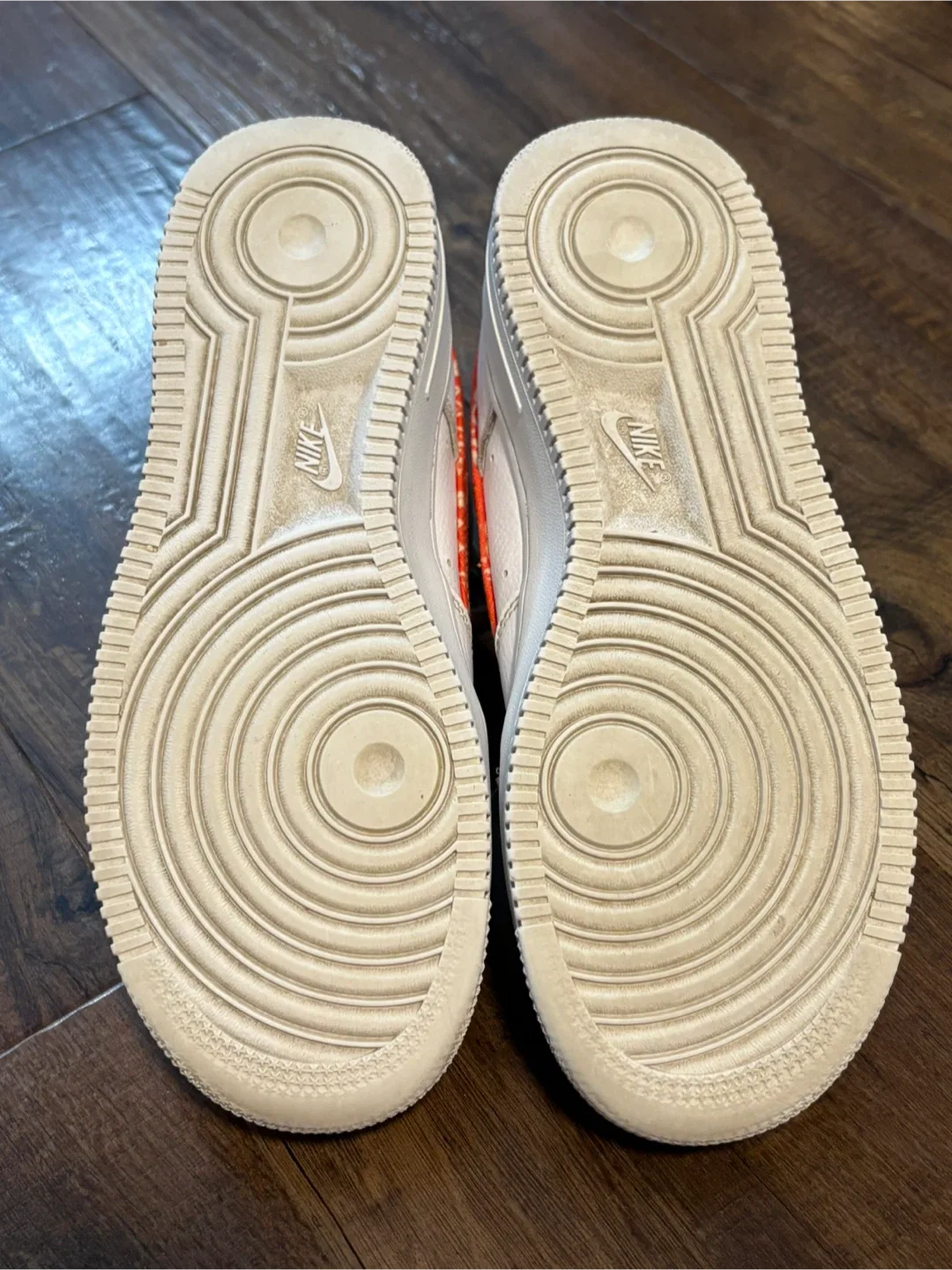 Nike Air Force 1 Orange Paisley Special Edition Shoes image indicator(5)