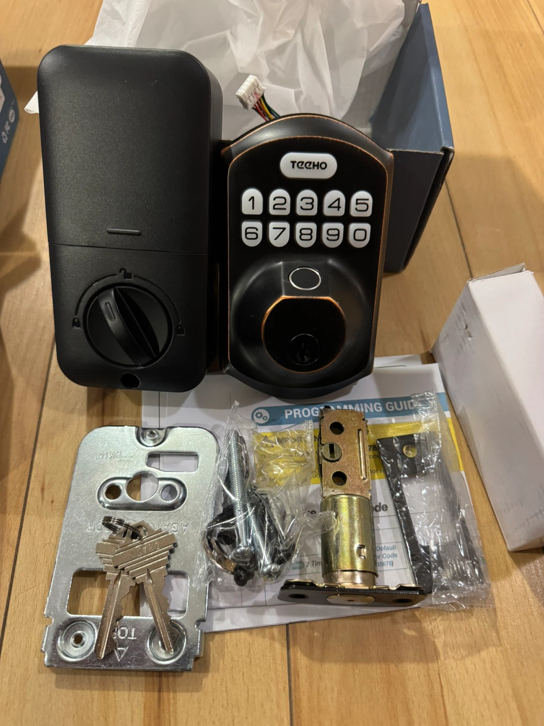 Techko Keypad and fingerprint Digital Deadbolt - photo 4