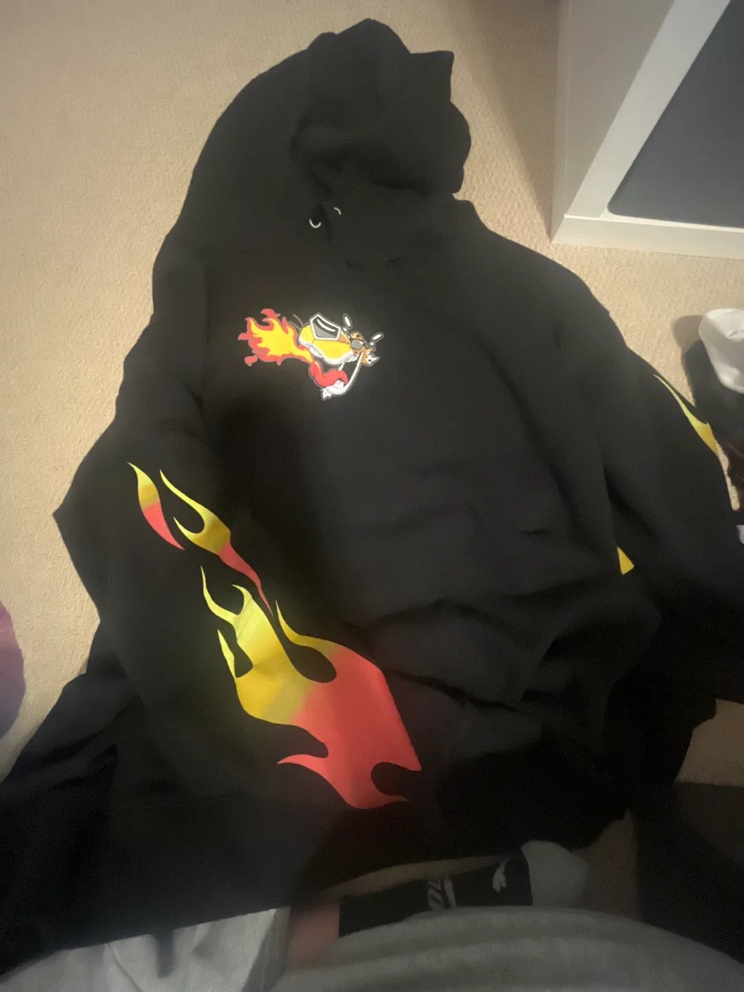 Chester Cheetah Black Hoodie
