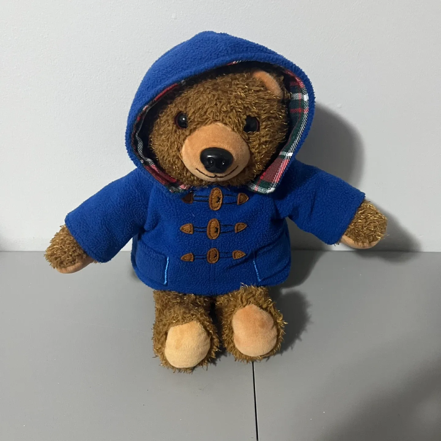 Paddington Bear Plush Toy with Blue Coat