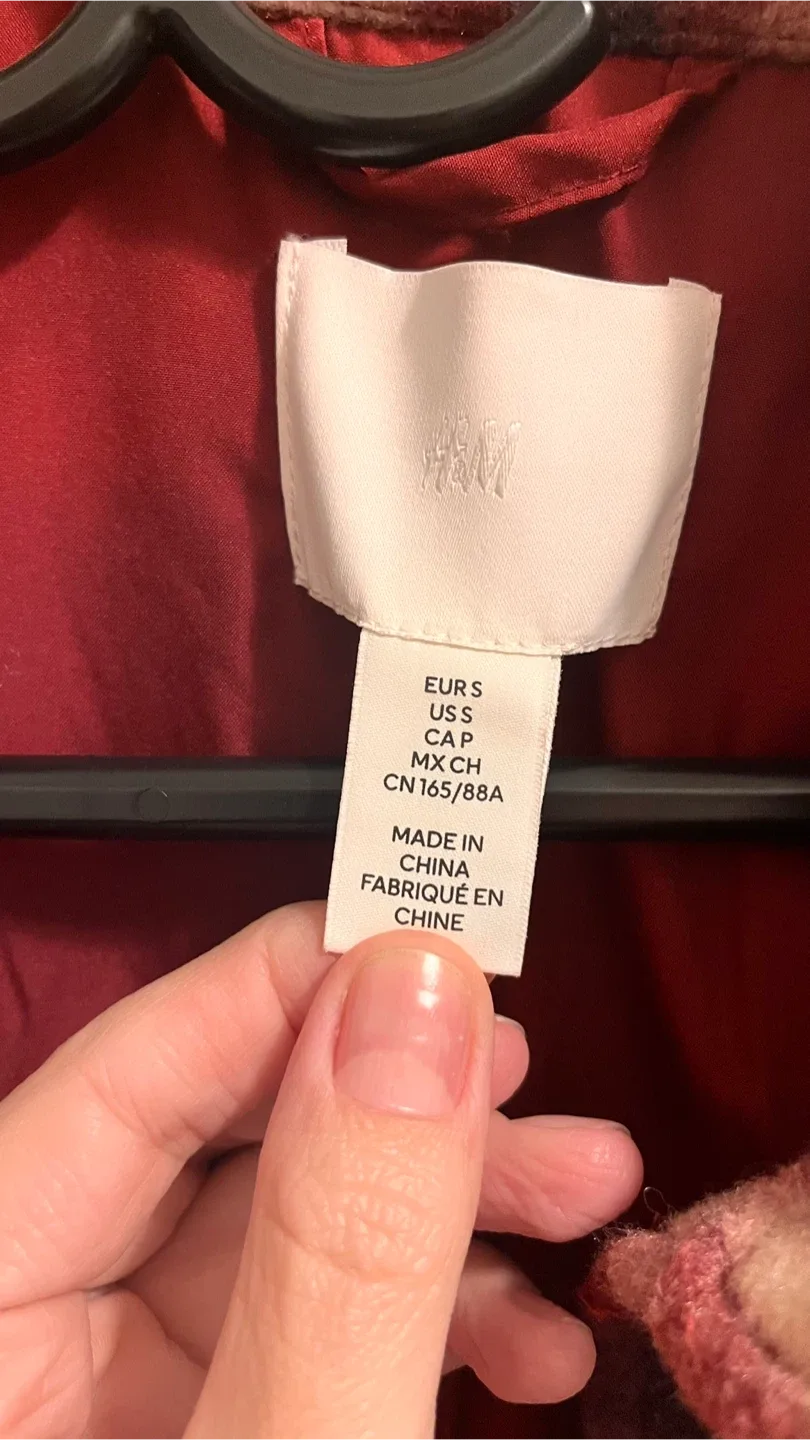 H&M Plaid Shacket - Size S image indicator(2)