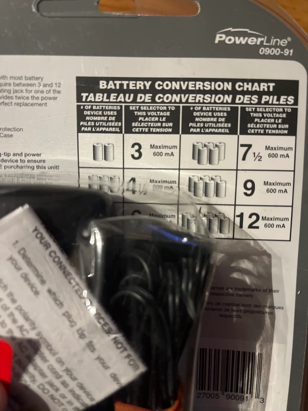 PowerLine Universal AC Adapter 3-12V - New in Package - photo 3