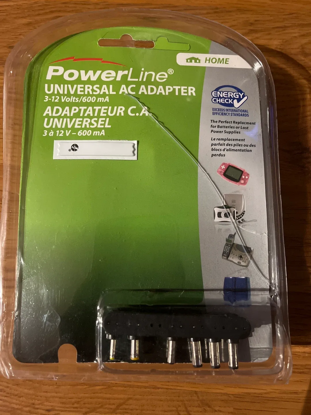 PowerLine Universal AC Adapter 3-12V - New in Package