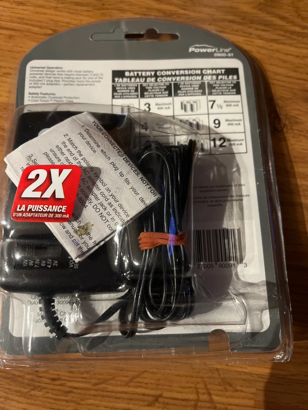 PowerLine Universal AC Adapter 3-12V - New in Package - photo 2