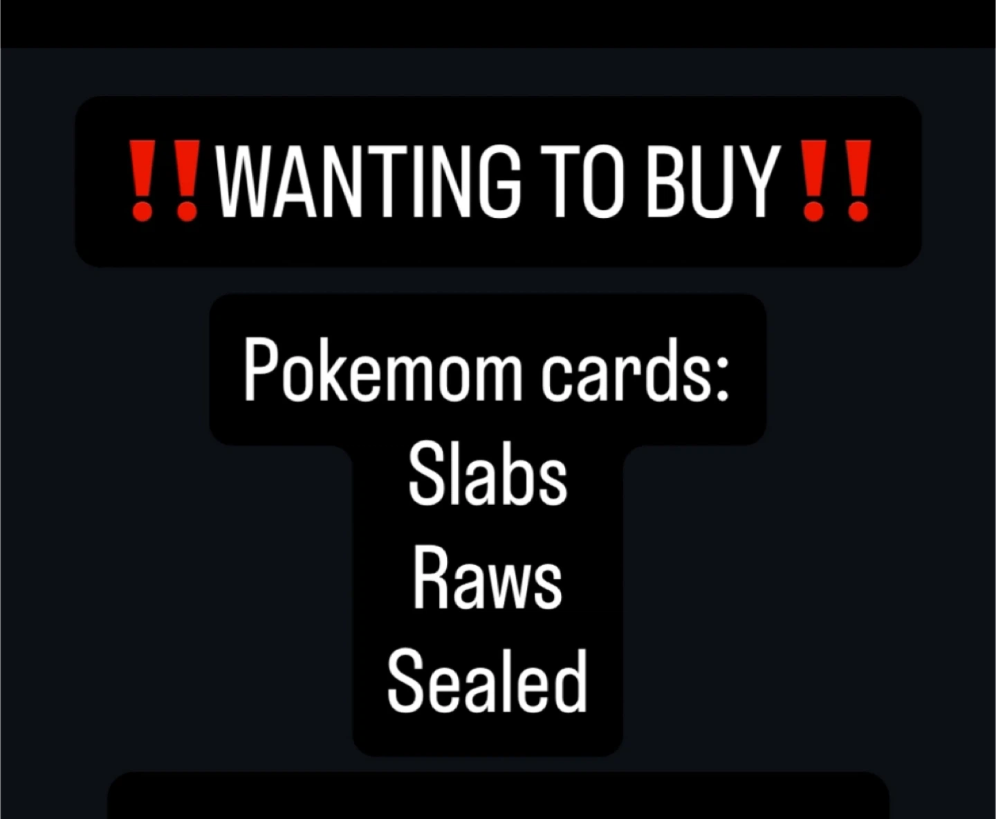 Buying Pokemon Collections