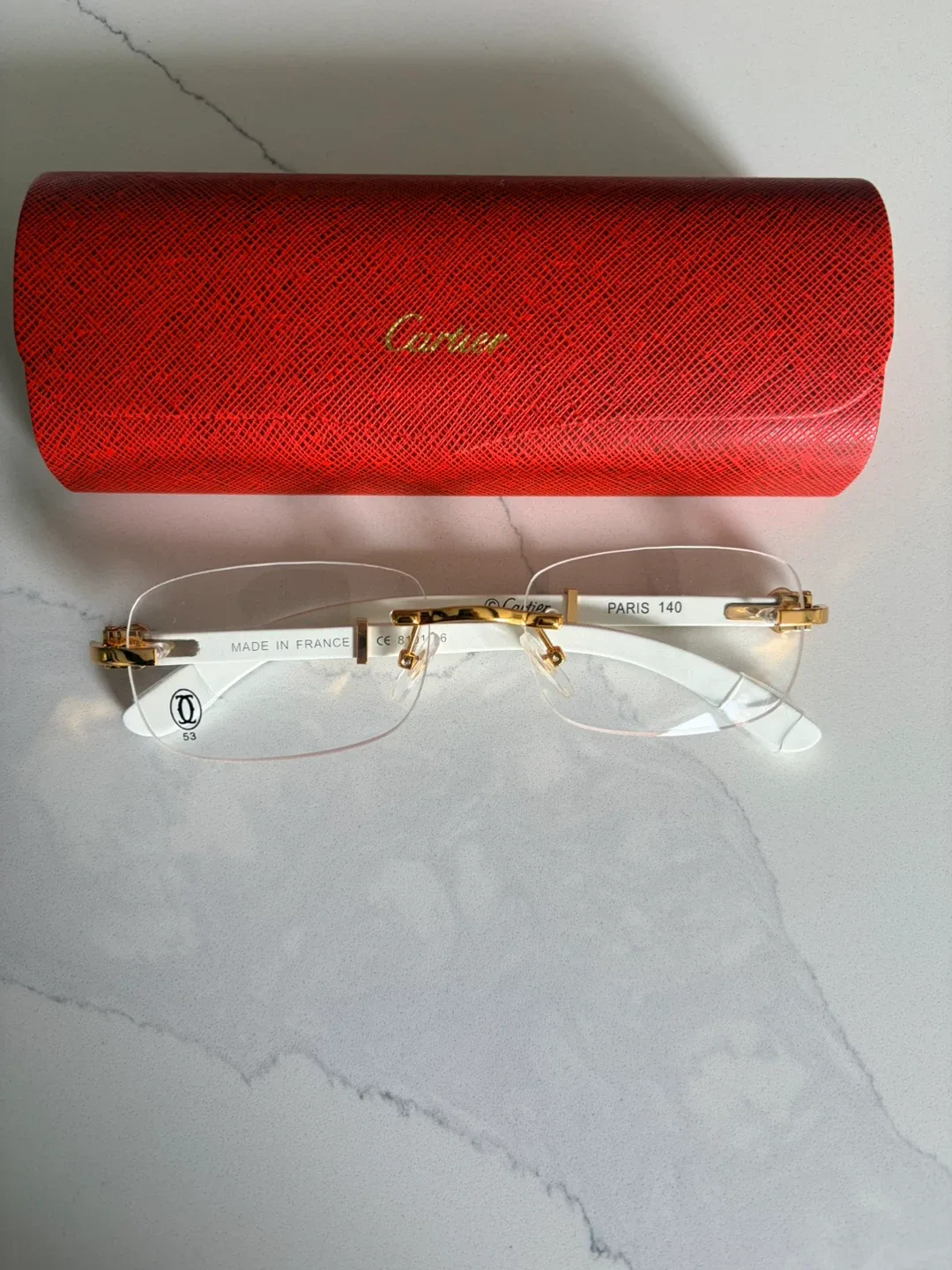 Cartier Paris 140 Rimless Eyeglasses (LIMITED TIME PRICE ONLY) image indicator(4)