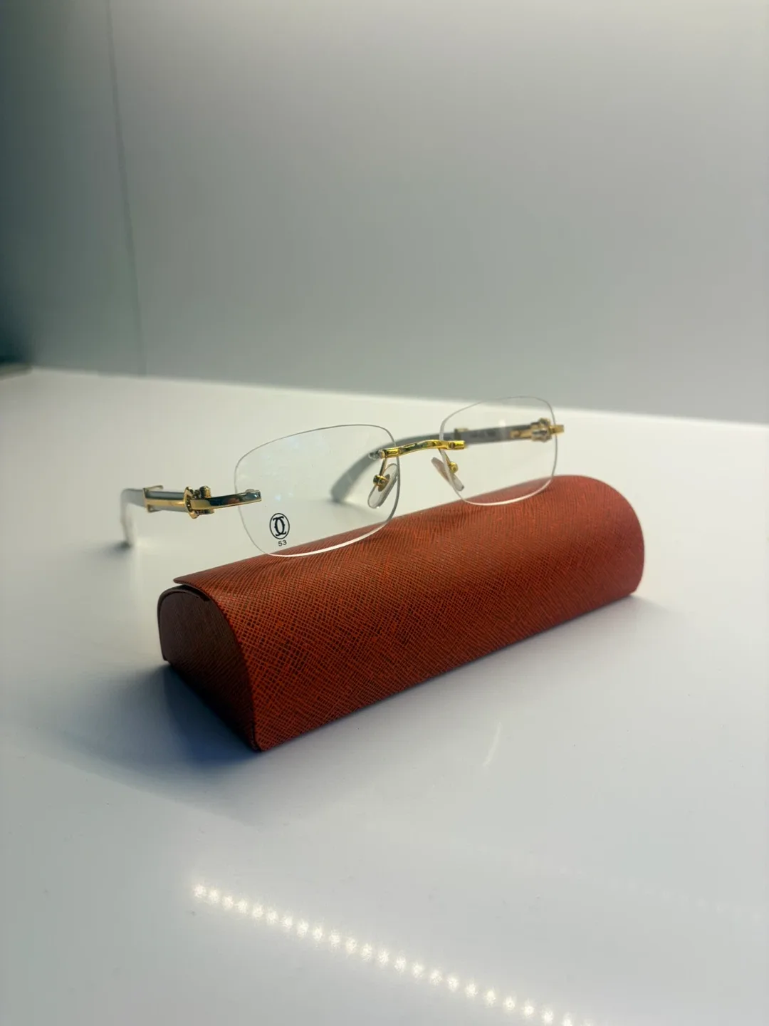 Cartier Paris 140 Rimless Eyeglasses (LIMITED TIME PRICE ONLY) image indicator(5)