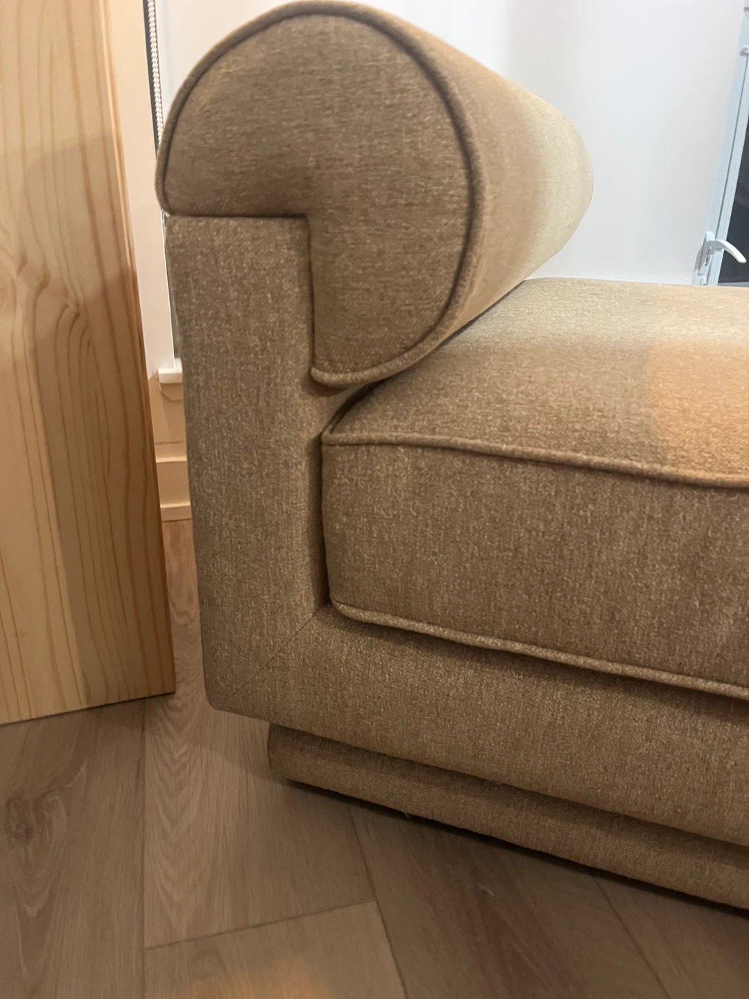 West Elm Bogart Swivel Chair — Custom Camel Bouclé Tweed - photo 5