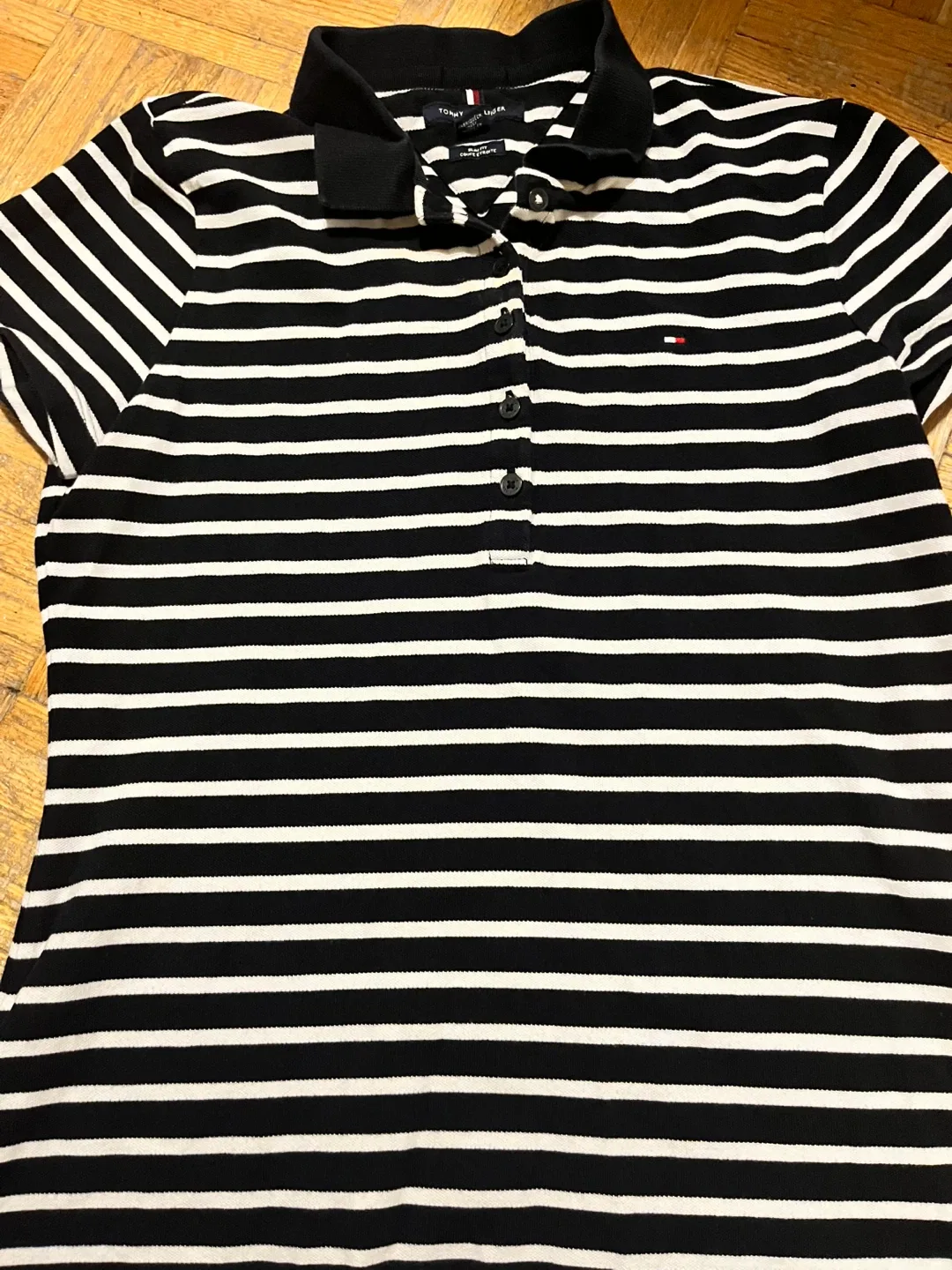 Tommy Hilfiger Striped Polo Shirt - navy blue/White image indicator(2)