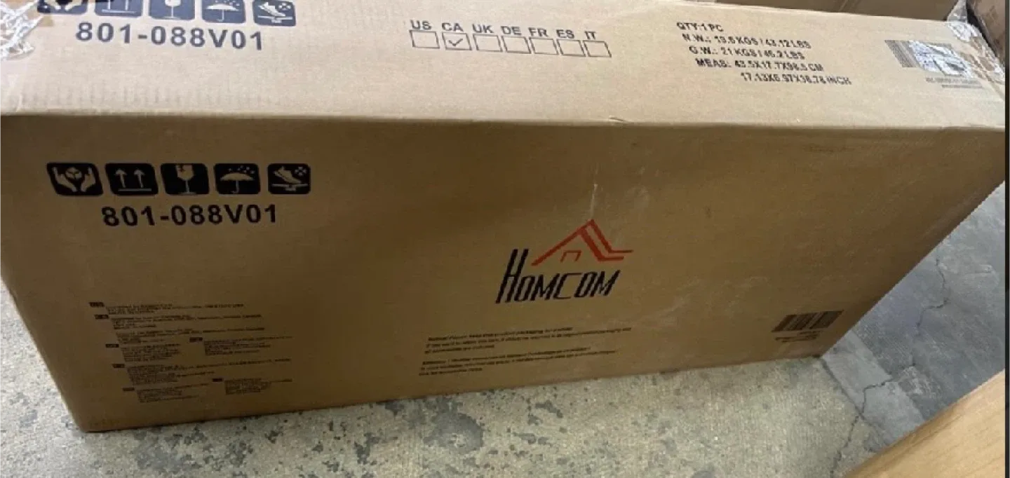 HOMCOM Freestanding Bathroom Storage Cabinet