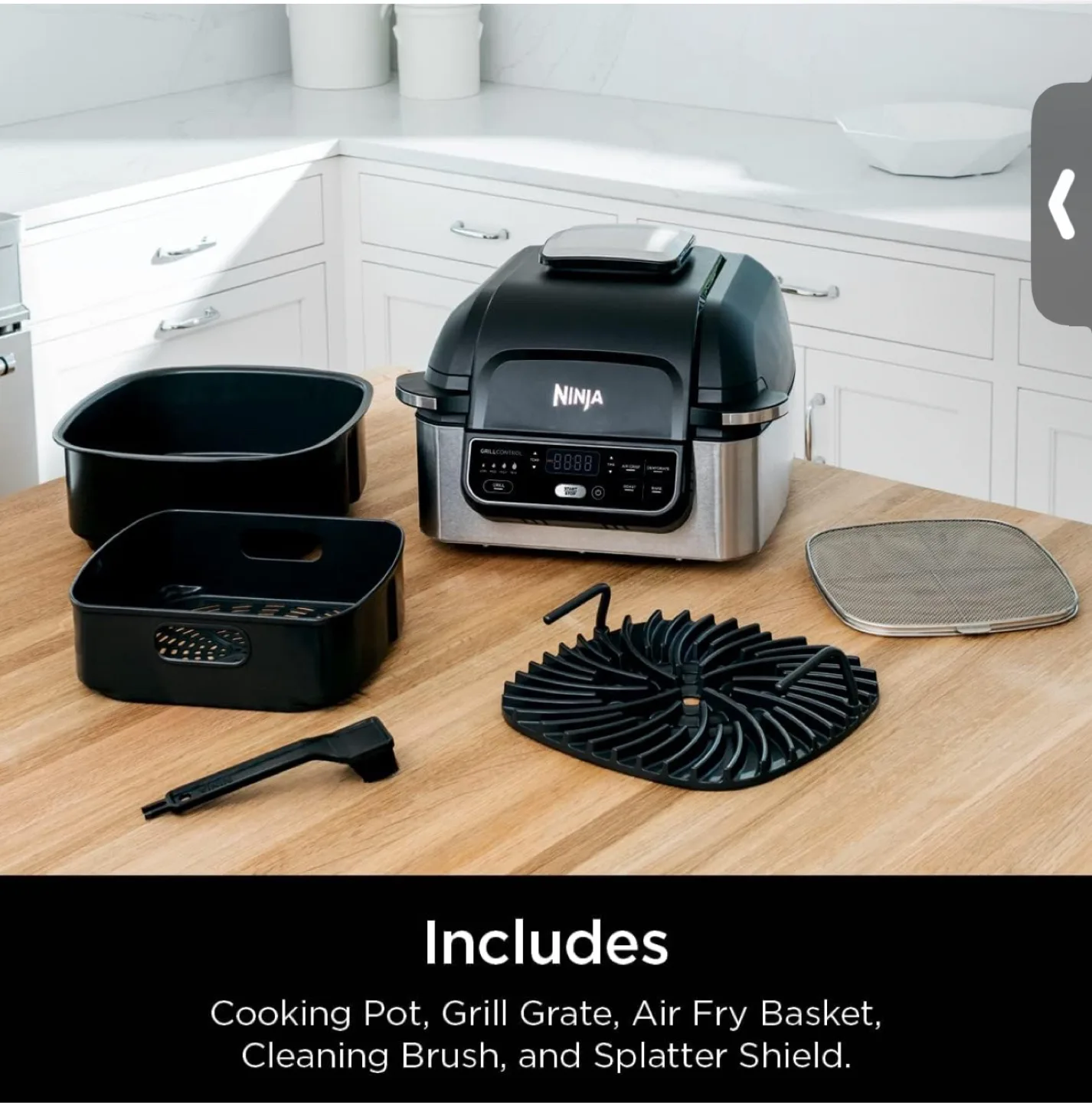 Ninja Foodi AG301 Indoor Grill BRAND NEW image indicator(2)