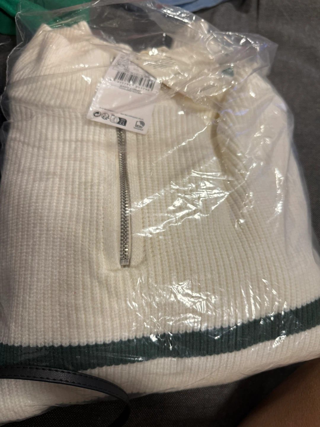 Unisex Striped Knit Sweater - Size XXL - photo 3