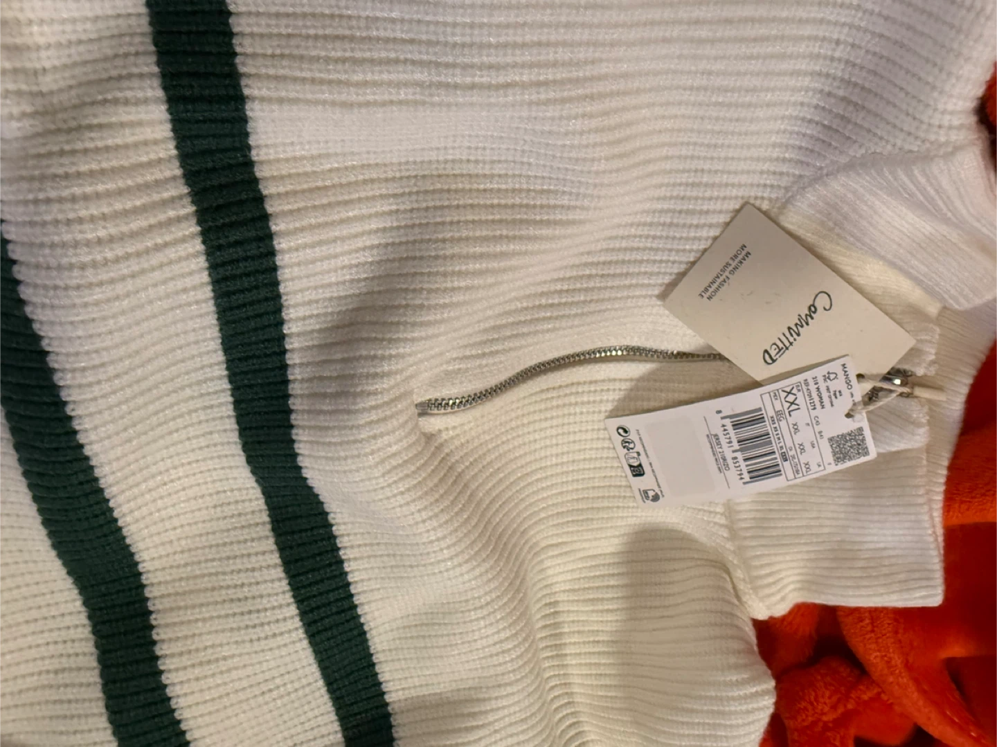 Unisex Striped Knit Sweater - Size XXL - photo 5