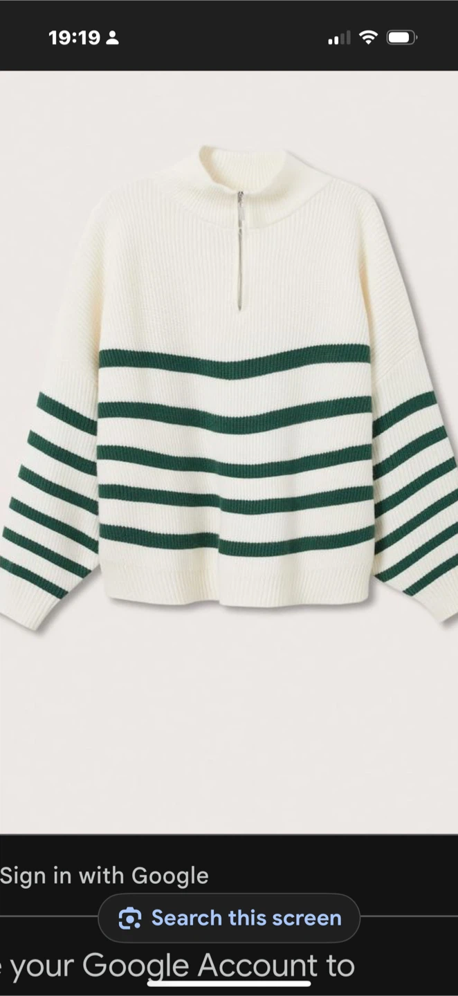 Unisex Striped Knit Sweater - Size XXL - photo 2
