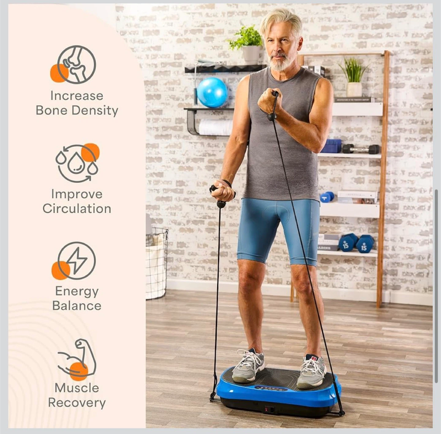 Lifepro Vibration Plate Exercise Machine - photo 3