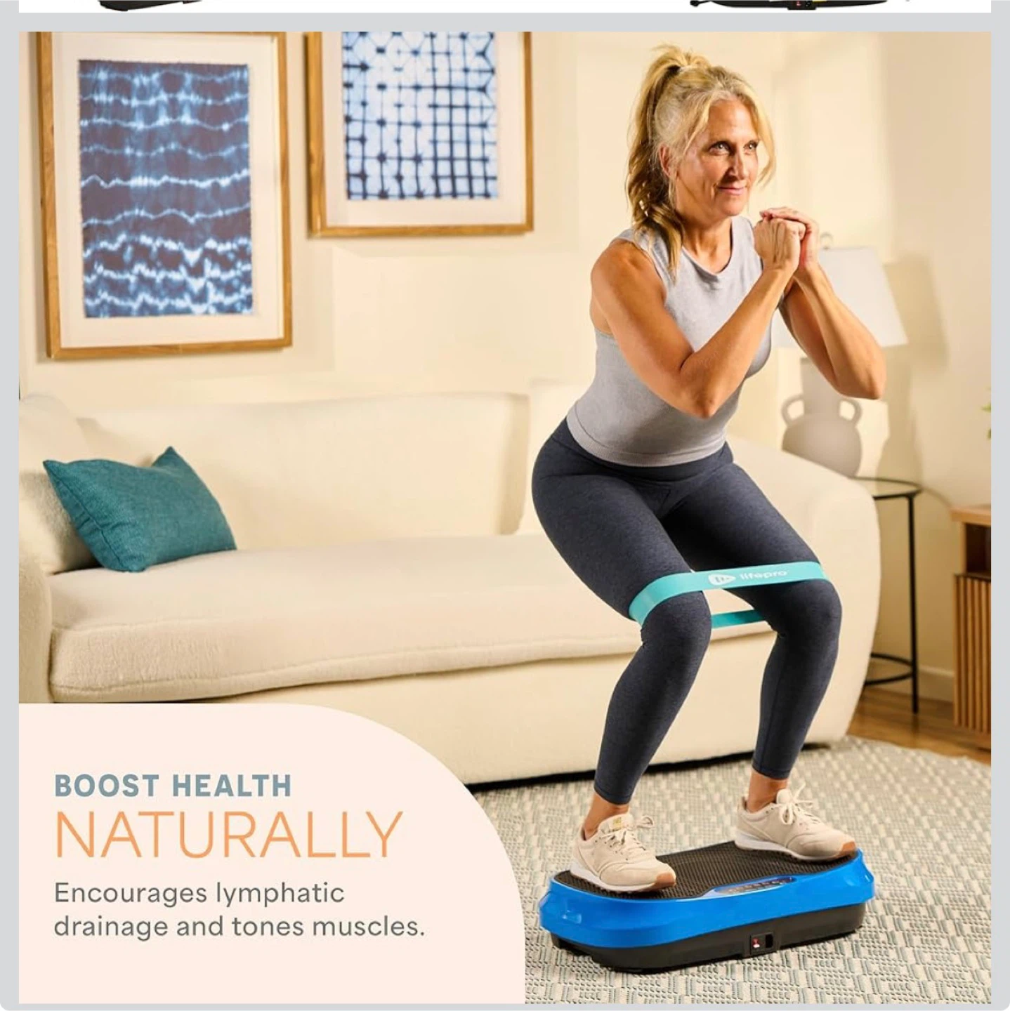 Lifepro Vibration Plate Exercise Machine - photo 2