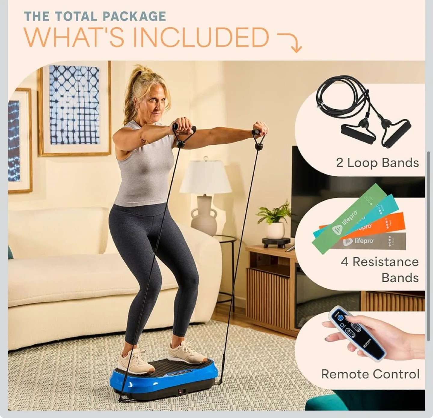 Lifepro Vibration Plate Exercise Machine image indicator(8)