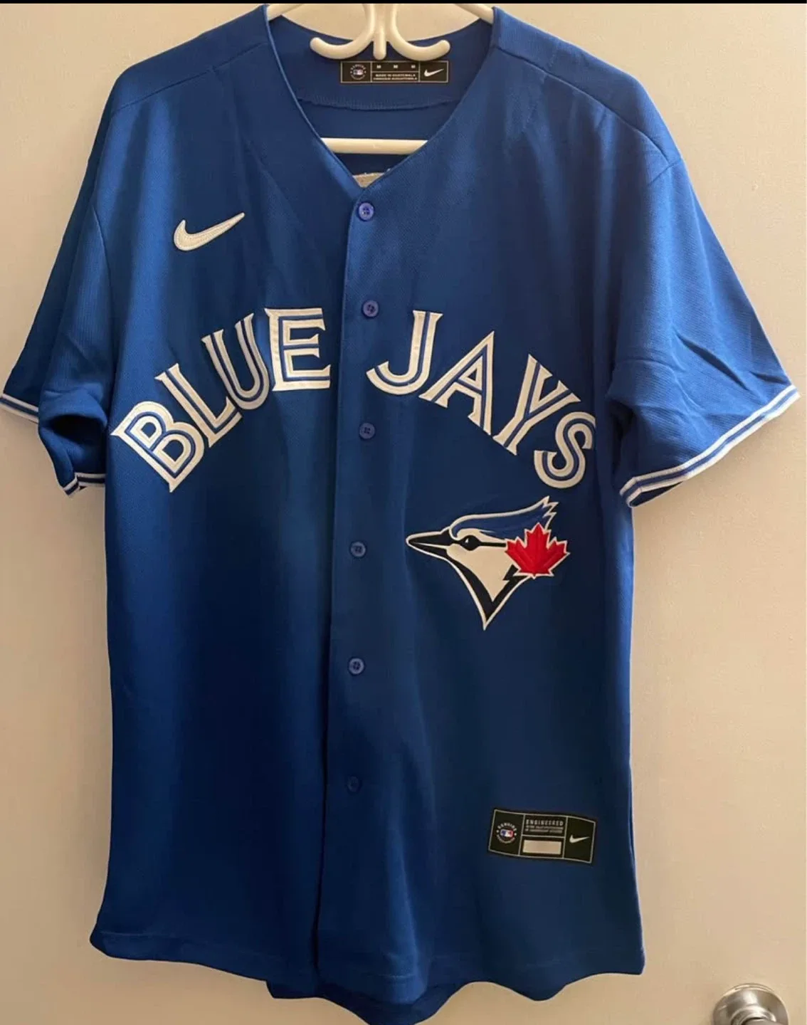 New Mens TORONTO BLUE JAYS STITCHED Jersey BICHETTE #11 MED image indicator(2)