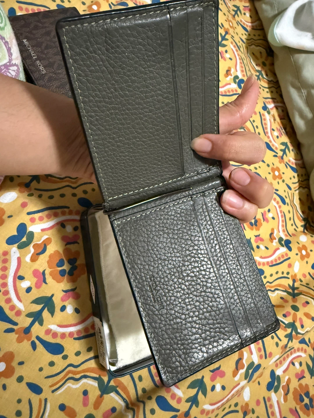 Coach Slim Money Clip Billfold Wallet - photo 2