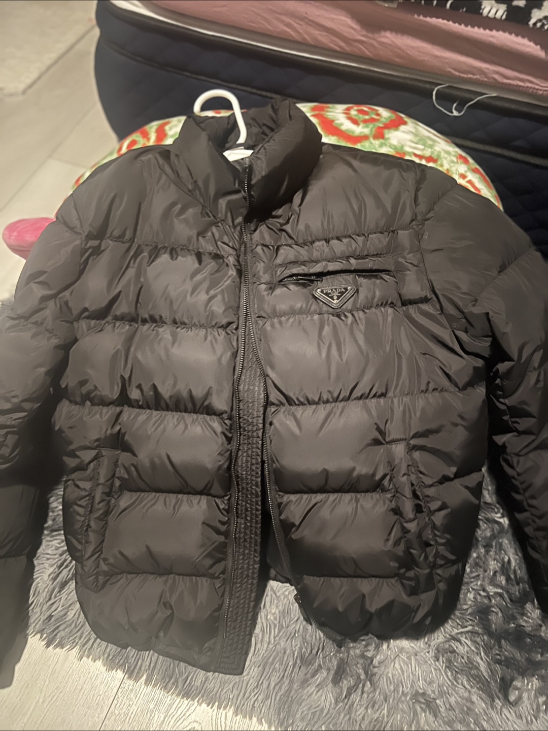 Prada Black Puffer Jacket