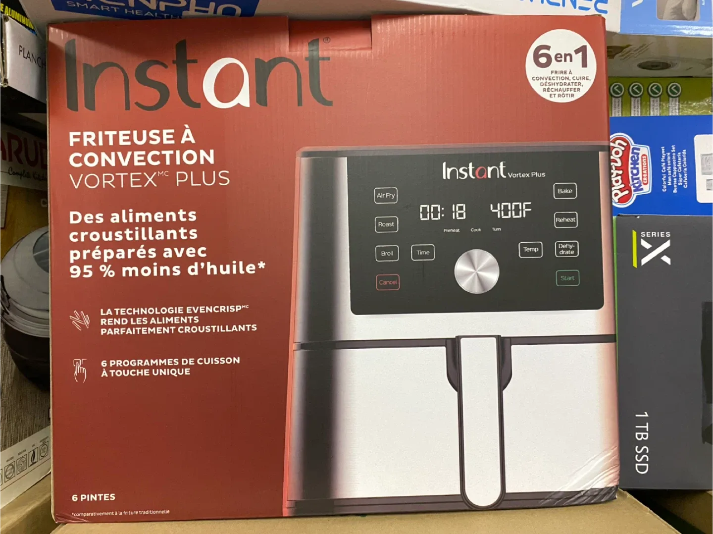 Instant Vortex Plus 6-in-1 Convection Air Fryer image indicator(3)