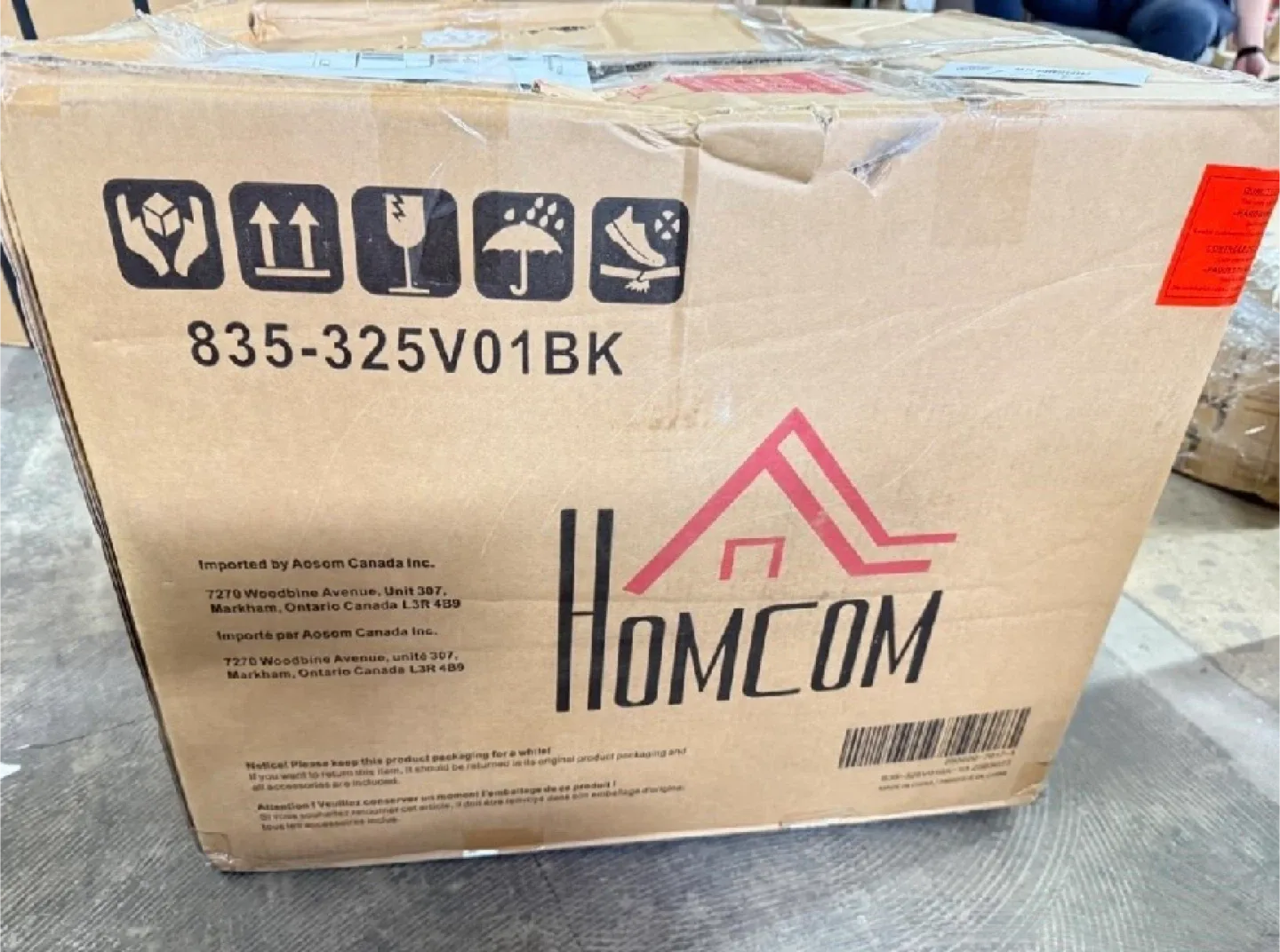 HOMCOM Swivel Bar Stools Set of 2