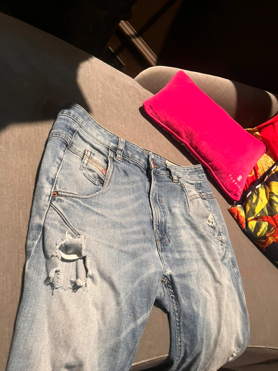 Diesel Fayza Relaxed Boyfriend Jeans W25 L30 - photo 2