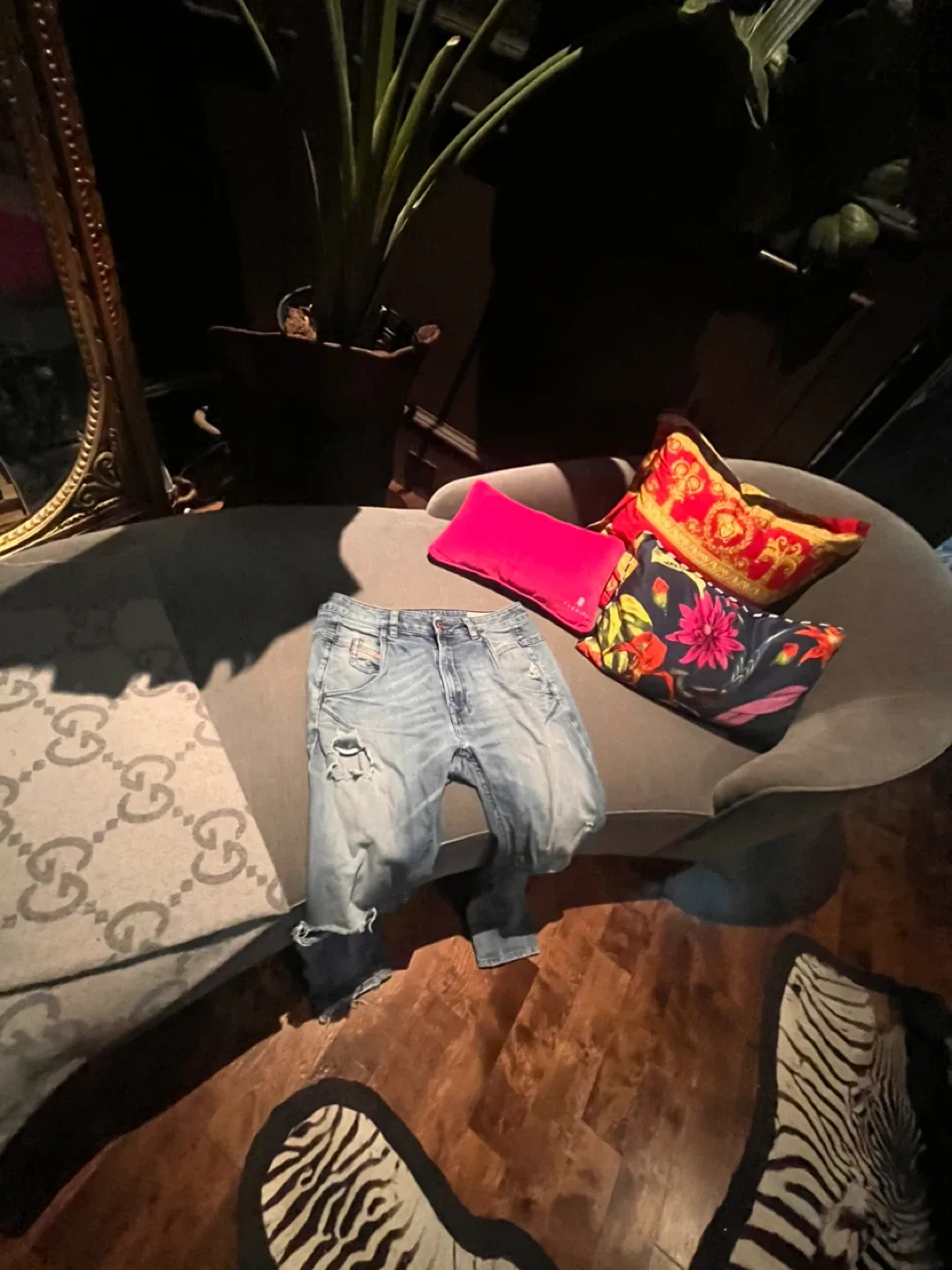 Diesel Fayza Relaxed Boyfriend Jeans W25 L30 thumbnail