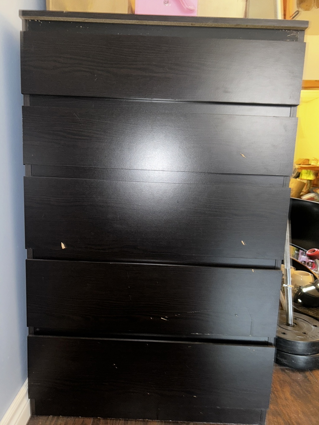 Black 6-Drawer Dresser