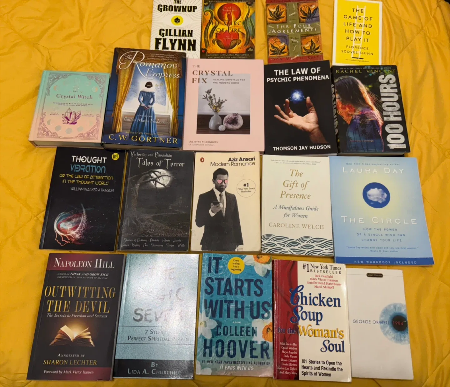 Assorted Books: Novels, Spirituality, Self-Help thumbnail