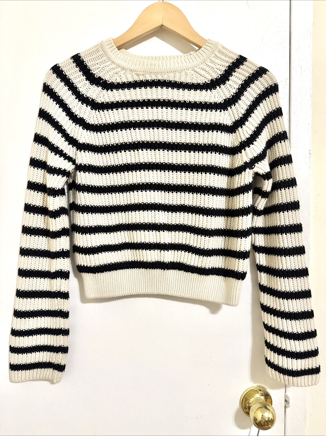 Zara Striped Knit Sweater - Size Small - photo 3