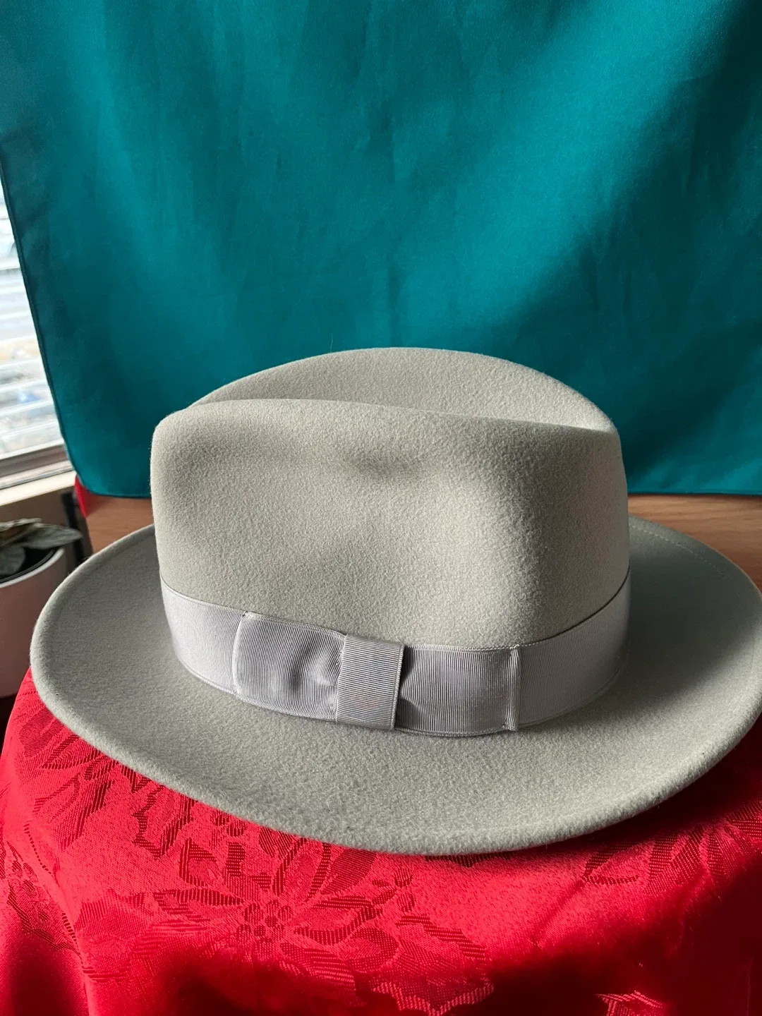 Vintage Wool Fedora Hat - Size Large, never worn image indicator(7)