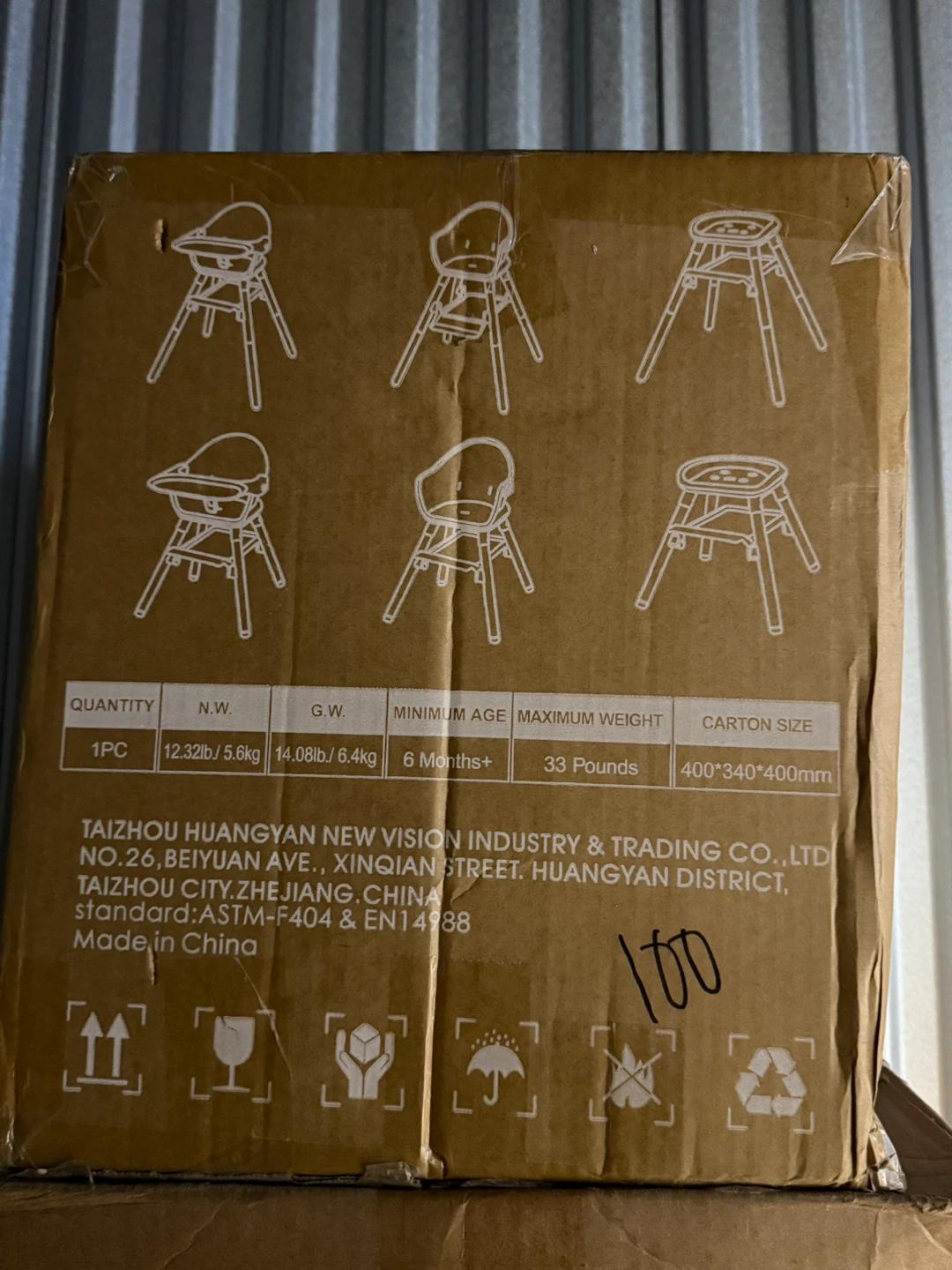 6in1 Wooden Convertible High Chair, Beige - photo 3