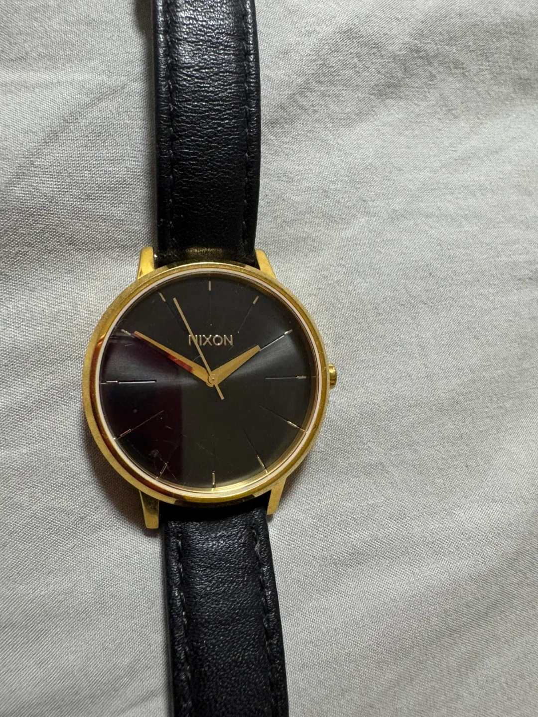Nixon Women's Watch - Black & Gold thumbnail