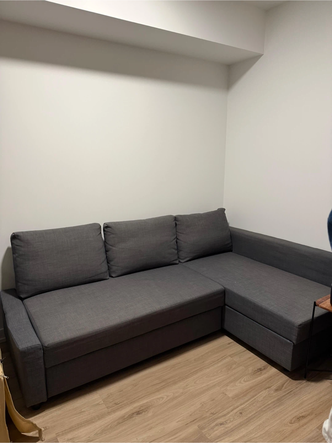 Corner sofa-bed with storage (FRIHETEN IKEA) - photo 2