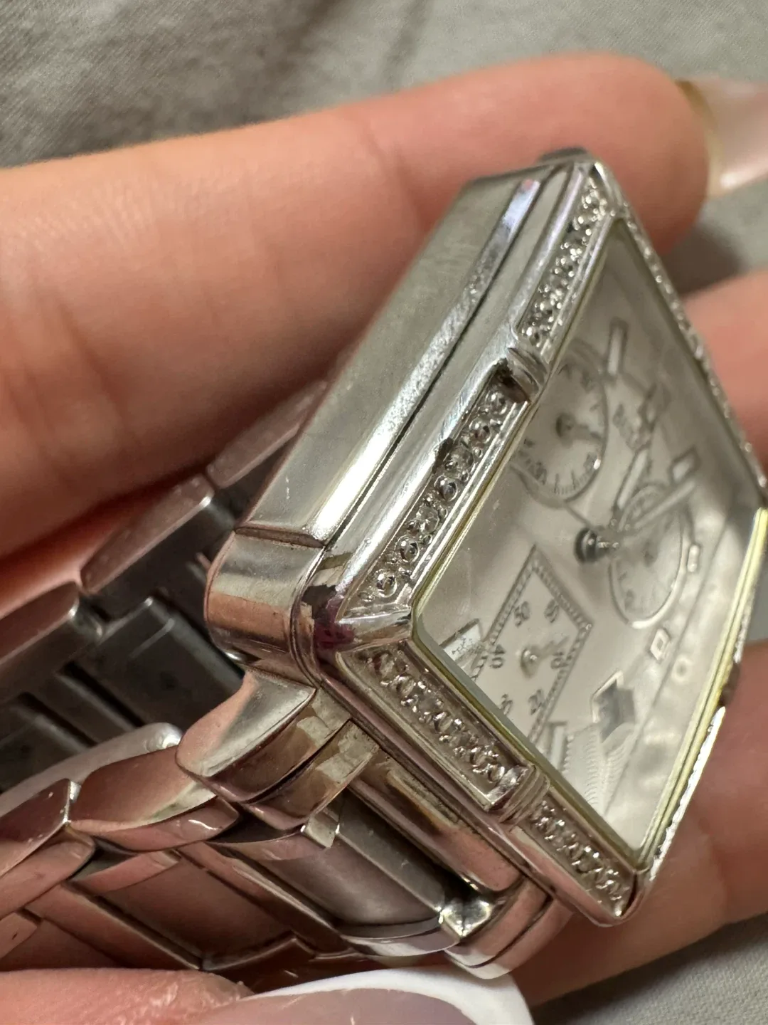 Bulova Stainless Steel Chronograph Watch image indicator(3)