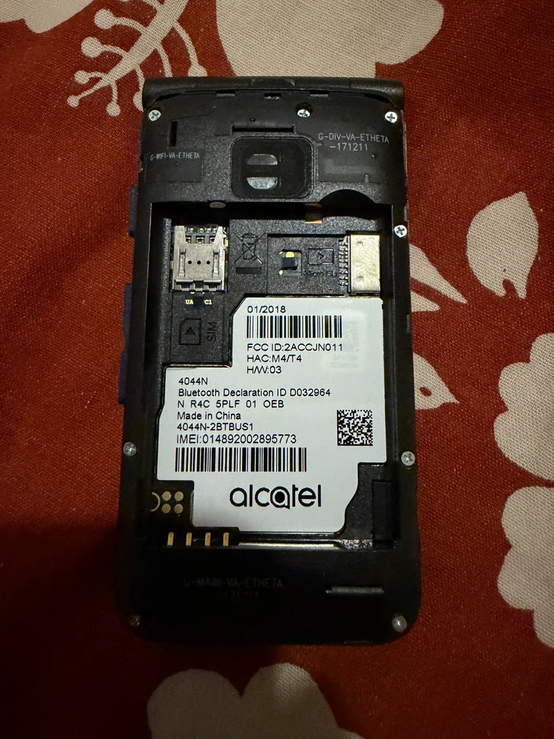 Alcatel Go Flip 4044 - 4 GB - Blue (Read Description) image indicator(9)