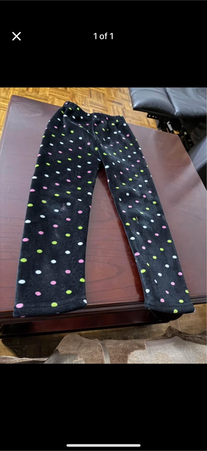 Polka Dot Black Pants
