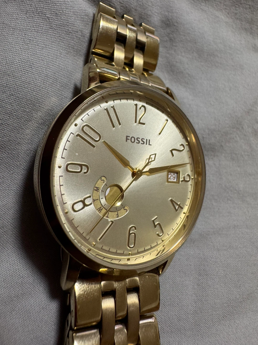 Fossil Gold-Tone Stainless Steel Watch - photo 2