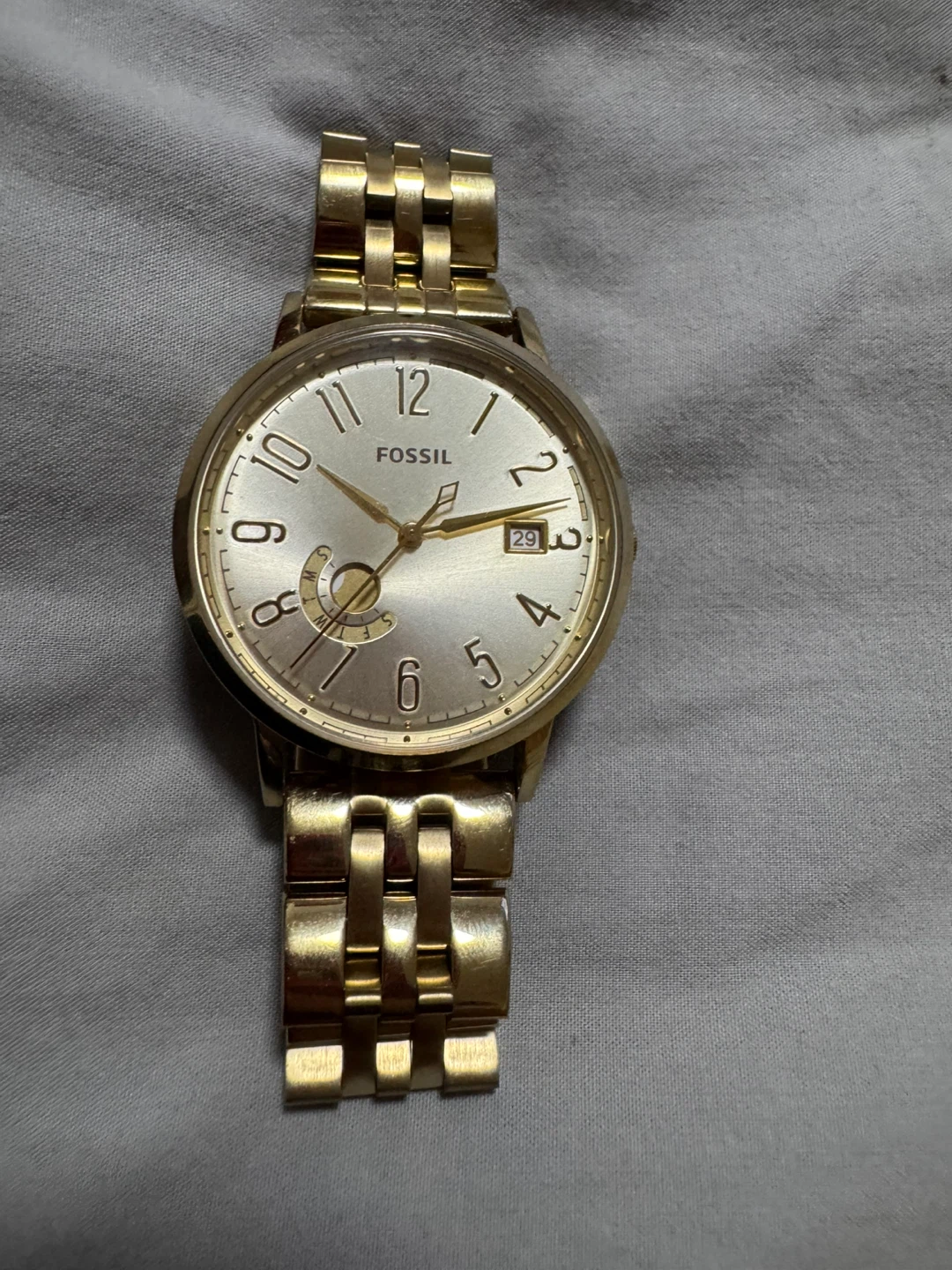 Fossil Gold-Tone Stainless Steel Watch - photo 3