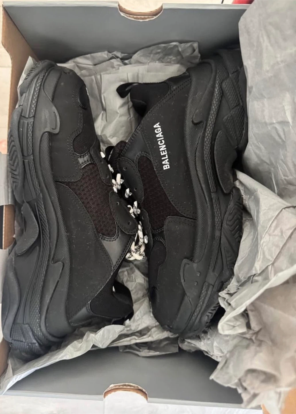 Balenciaga Triple S Sneakers - Black