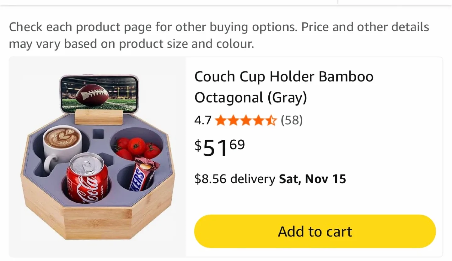 Hitseon Travel Cup Holder with Phone Holder image indicator(3)