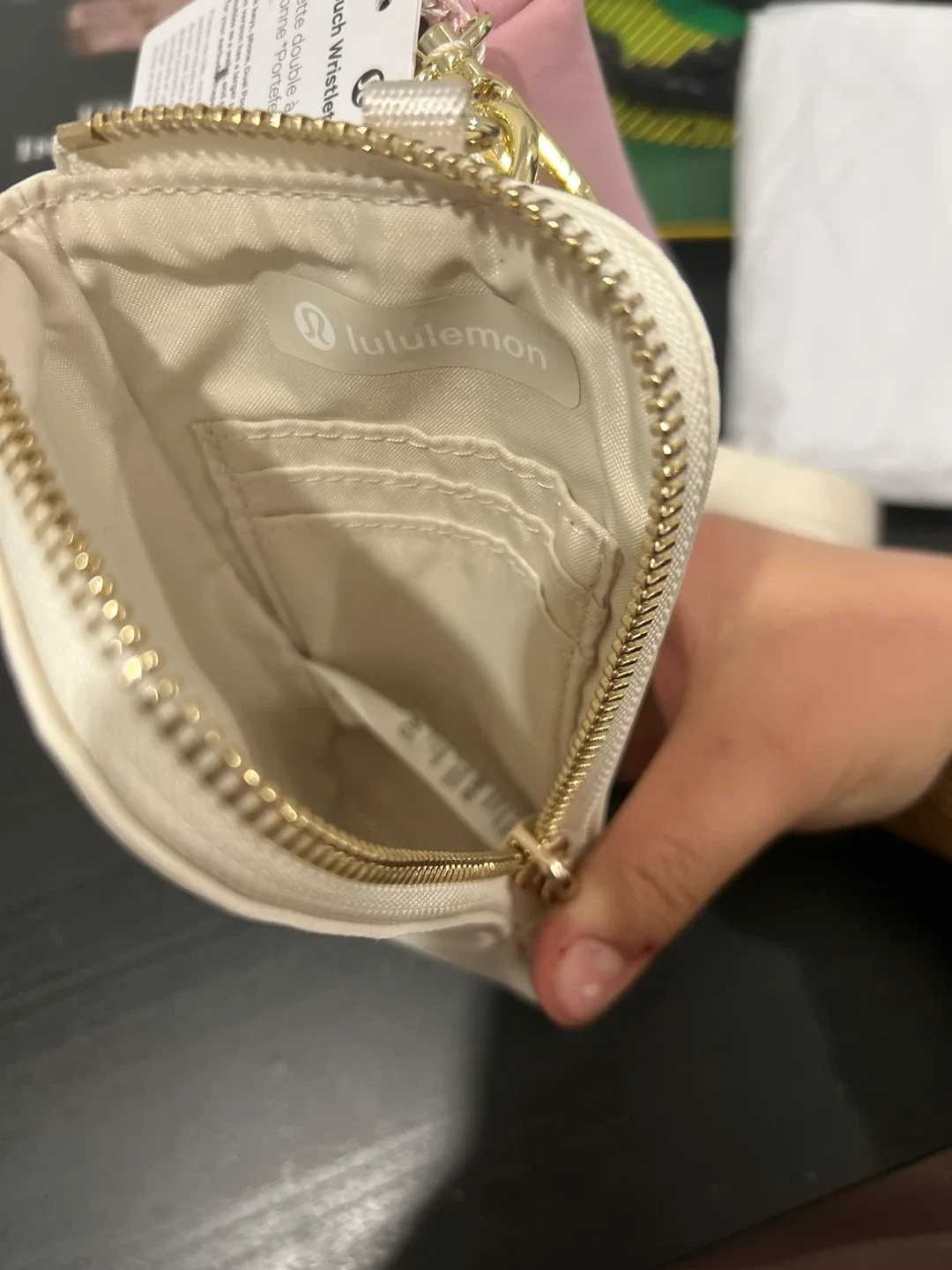 Lululemon Wristlet Set - Cream & Pink image indicator(4)