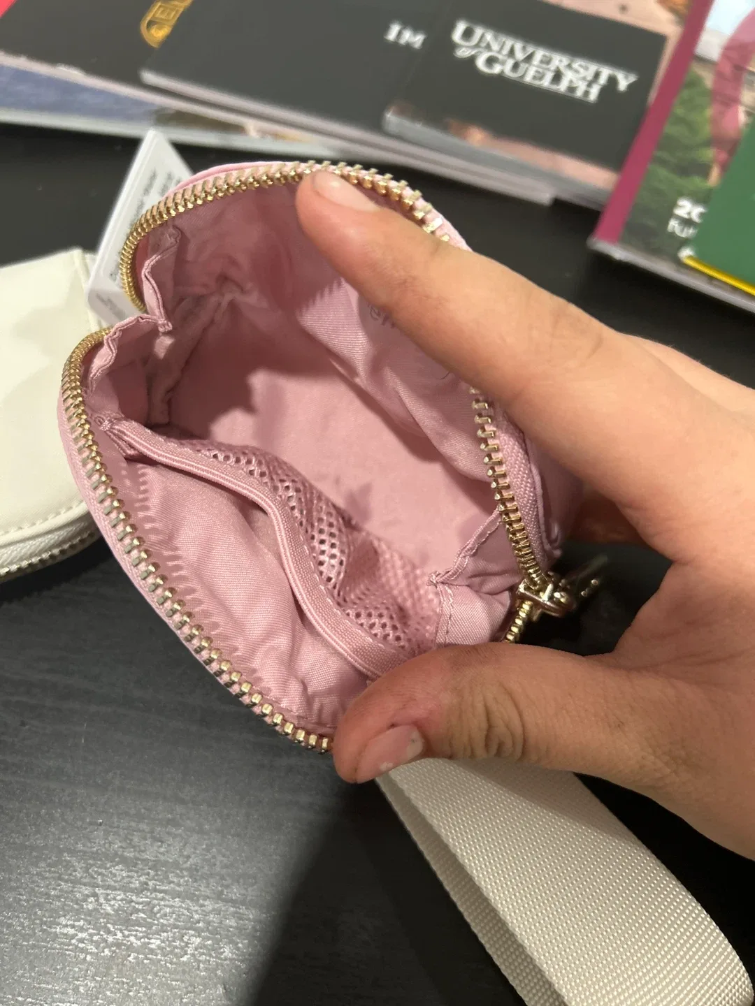 Lululemon Wristlet Set - Cream & Pink image indicator(5)