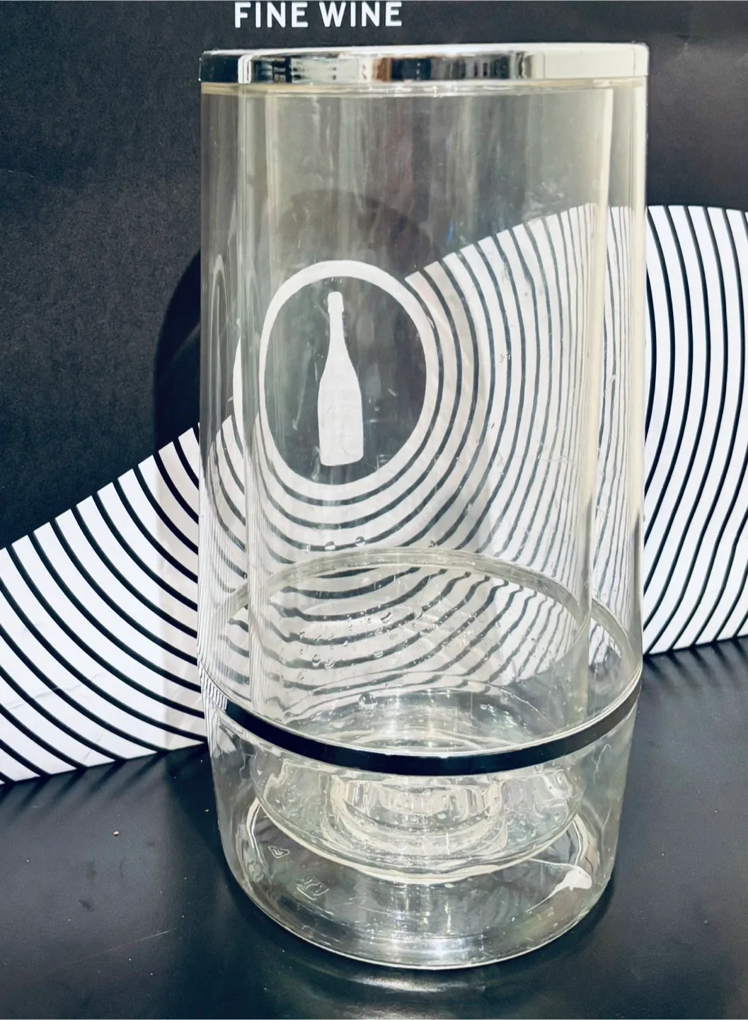 Clear Acrylic Wine Cooler thumbnail