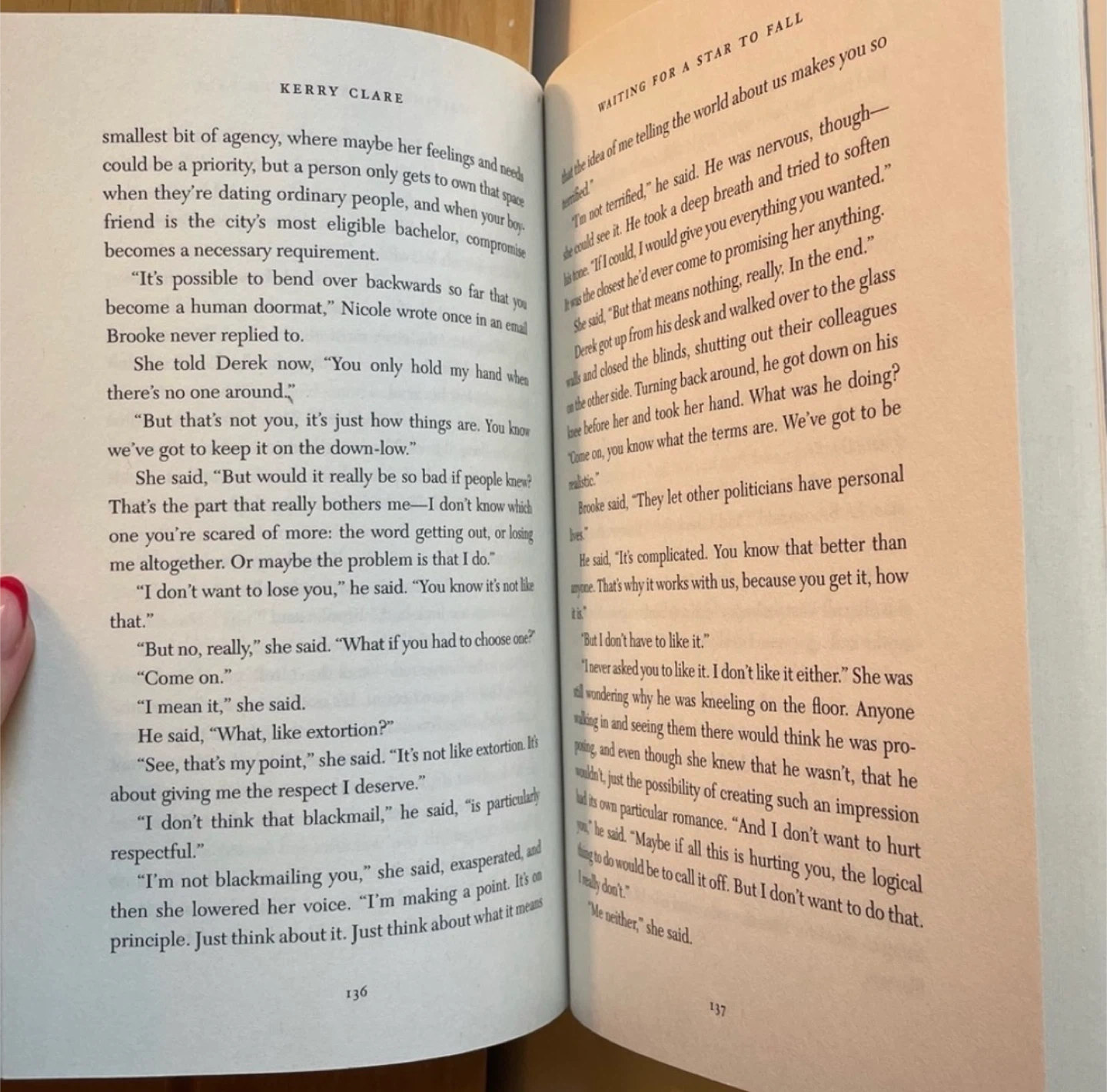 📚 Waiting for a Star to Fall by Kerry Clare Paperback Book - photo 2