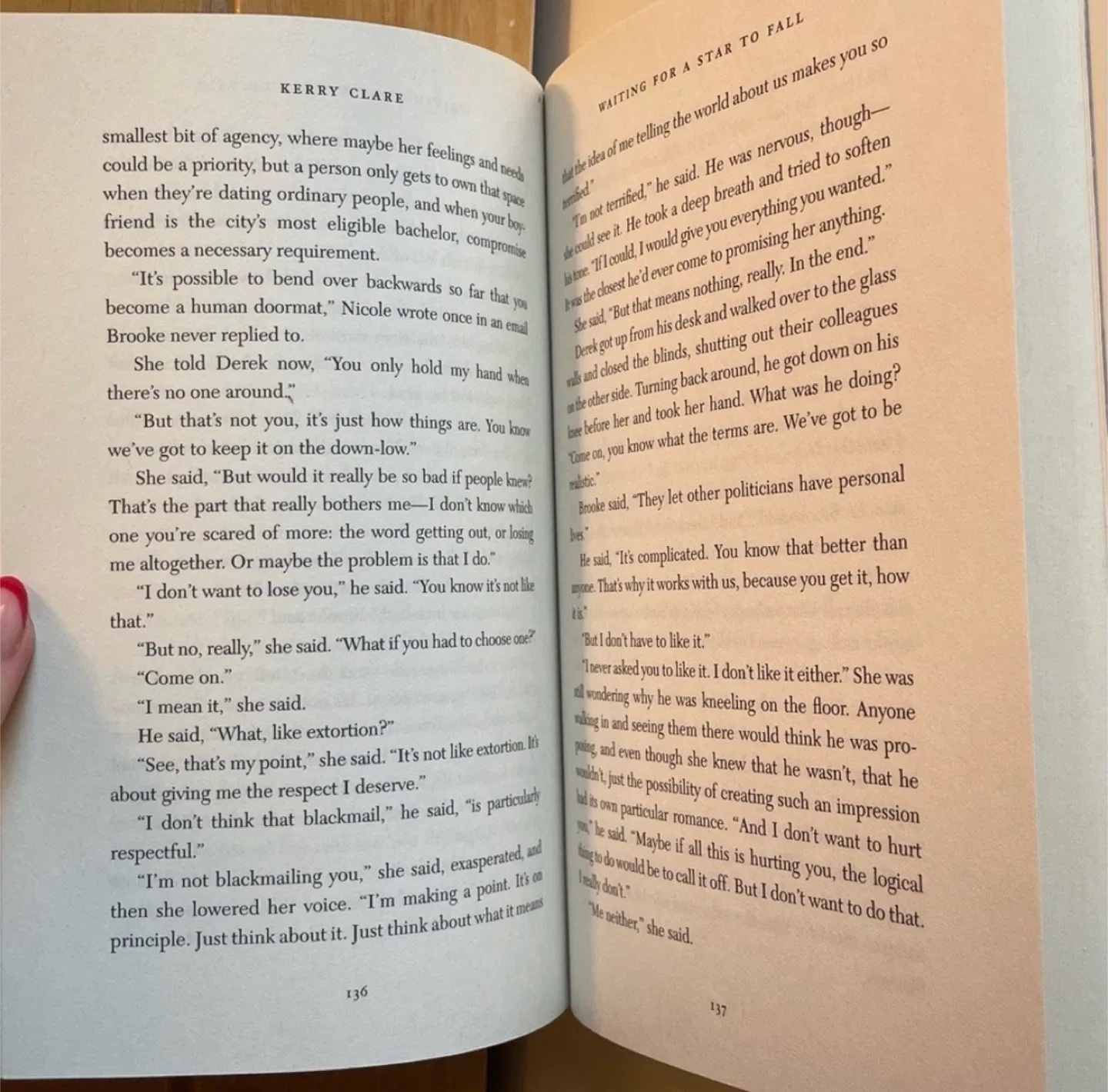 📚 Waiting for a Star to Fall by Kerry Clare Paperback Book image indicator(2)