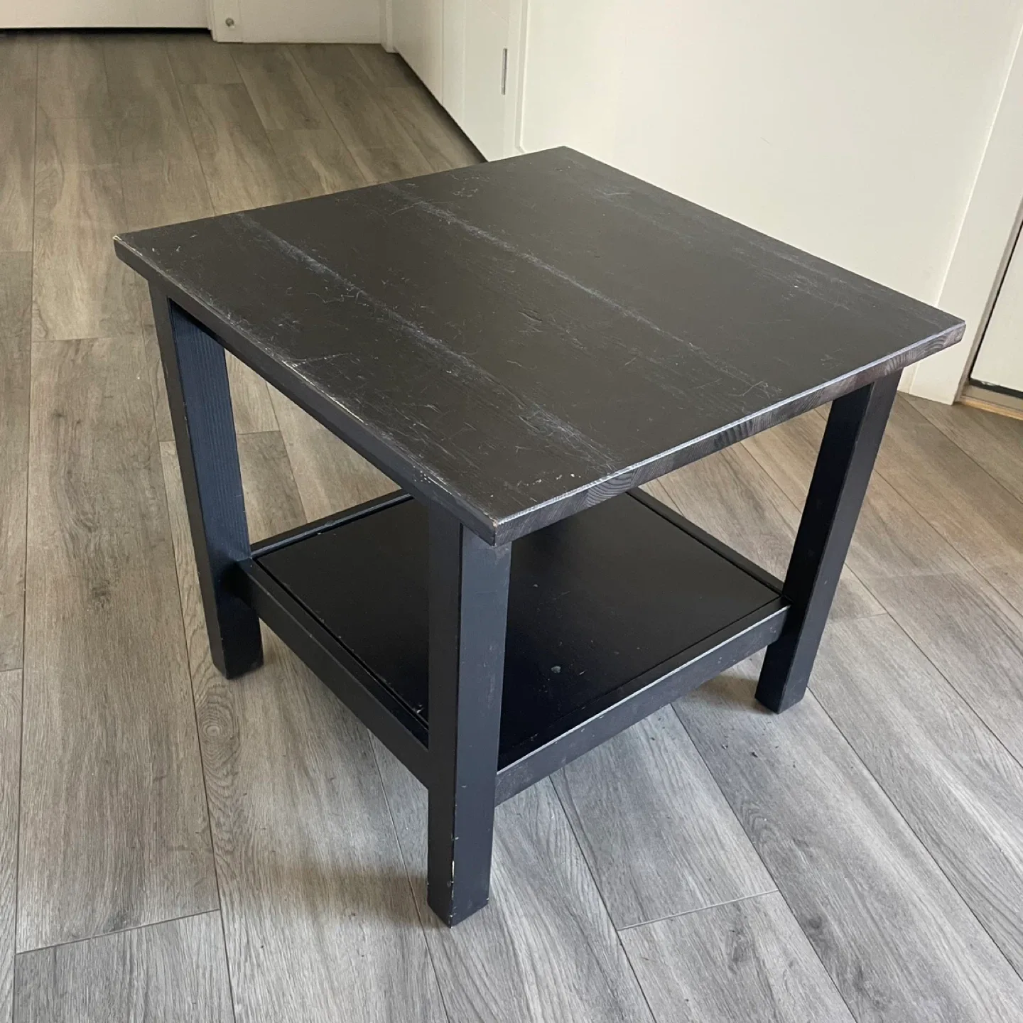 Side Table with Shelf